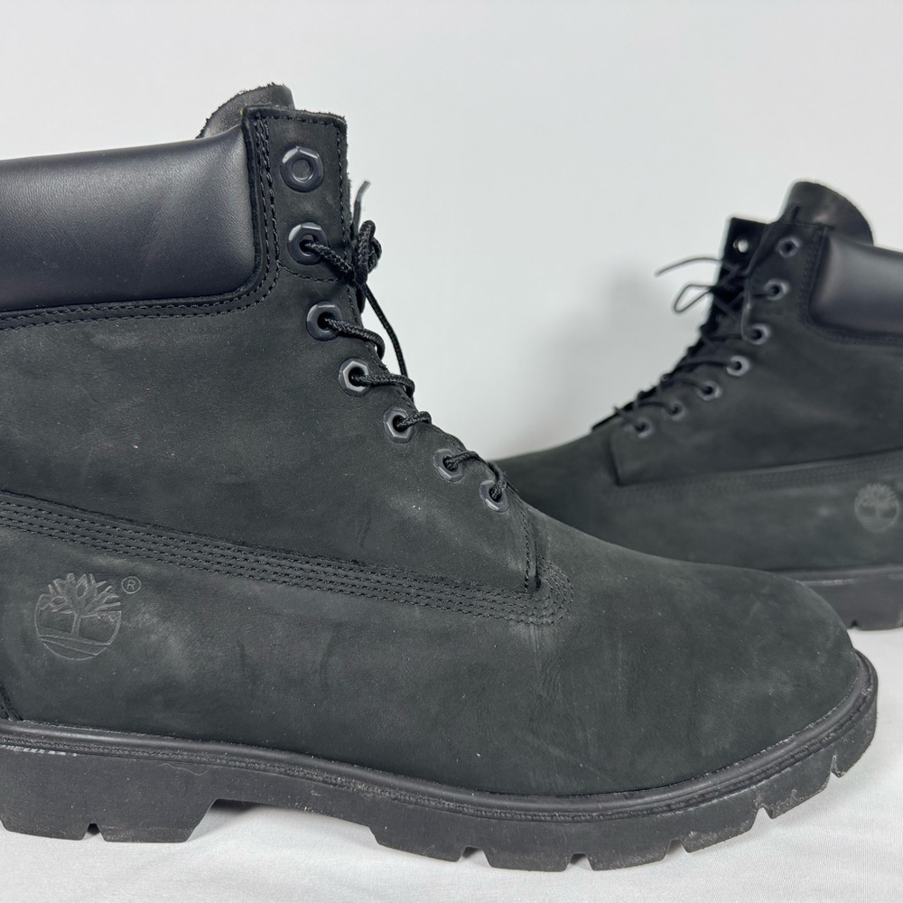 Timberland Men's Premium 6” Waterproof Boots Black Size 10.5 Wide - Picture 5 of 16